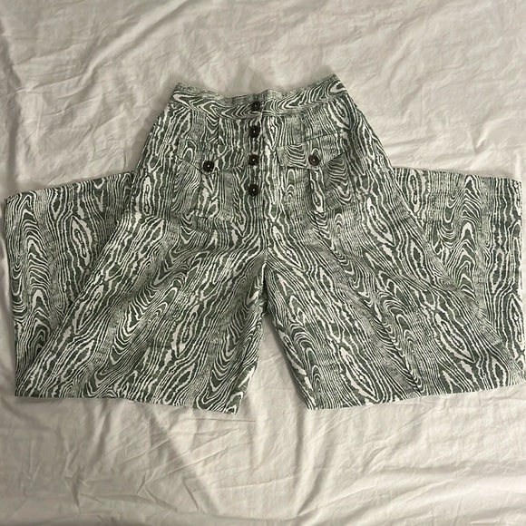 C/Meo Collective Green Zebra Pants - Picture 4 of 5